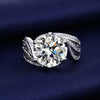 5 carat simulation high carbon diamond ring ring adjustable (40% discount from 2 pieces)