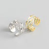 S925 Sterling Silver Triple Line Twist Open Ring(40% Off 2 Pieces)