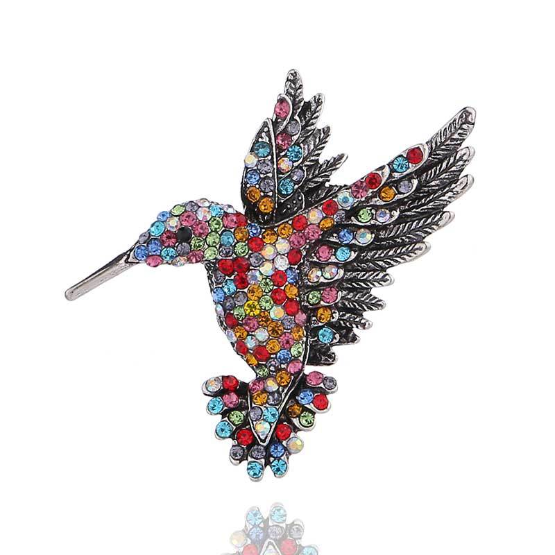 Diamonds Hummingbird Personalized Animal Pin Corsage Women's Brooch (40% Off 2)