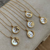 Fashion twelve constellation necklace copper-plated real gold small gift (40% discount from 2 pieces)