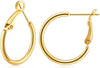 925 Sterling Silver Earrings Gold Ladies Hoops(40% off from 2 pairs)