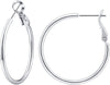 925 Sterling Silver Earrings Gold Ladies Hoops(40% off from 2 pairs)