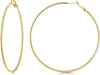 925 Sterling Silver Earrings Gold Ladies Hoops(40% off from 2 pairs)