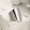 Smooth open wide face ring（40% discount from 2 pieces）