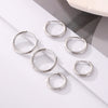 925 Silver Post Earrings 3 Pairs（40% discount from 2 sets）