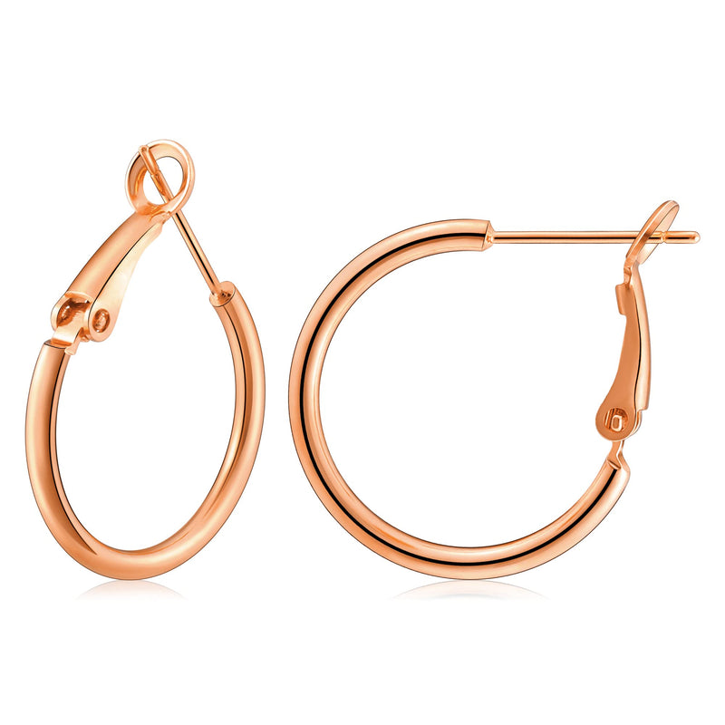 925 Sterling Silver Earrings Gold Ladies Hoops(40% off from 2 pairs)