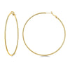 925 Sterling Silver Earrings Gold Ladies Hoops(40% off from 2 pairs)