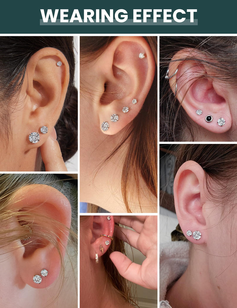 Set of 5 pairs of earrings (40% off 2 sets)