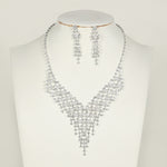 Pearl necklace and earrings jewelry set（40% discount from 2 sets）