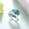 Vintage Silver Turquoise Open Ring (40% off 2)