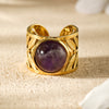 Women's Stainless Steel Gemstone Ring（40% discount from 2 pieces）