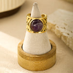 Women's Stainless Steel Gemstone Ring（40% discount from 2 pieces）