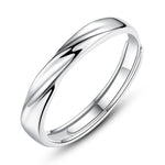 S925 Sterling Silver White Gold Couple's Ring (40% Off 2 Pieces)