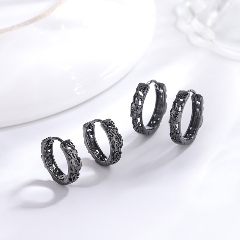 S925 Sterling Silver Fortune Brave Earrings（40% discount from two pairs）