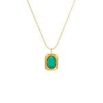 Emerald Pendant Necklace （40% discount from 2 pieces）