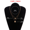 Women's Matching Round Pendant Necklace（40% discount from 2 pieces）