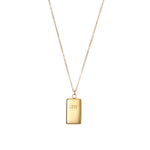 Letter LOVE Square Nugget Pendant Necklace（40% discount from 2 pieces）