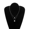 Women's Matching Round Pendant Necklace（40% discount from 2 pieces）