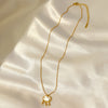 Peace Lock Pendant Gold Necklace（40% discount from 2 pieces）