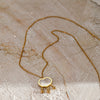 Peace Lock Pendant Gold Necklace（40% discount from 2 pieces）