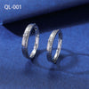 Personalized couple ring white gold size adjustable (40% off 2 pieces)