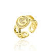 Fashion creative 26 English letter ring openings (40% discount from 2 pieces)