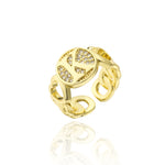 Fashion creative 26 English letter ring openings (40% discount from 2 pieces)