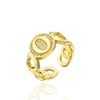 Fashion creative 26 English letter ring openings (40% discount from 2 pieces)