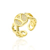 Fashion creative 26 English letter ring openings (40% discount from 2 pieces)